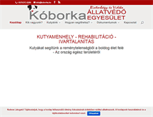 Tablet Screenshot of koborka.hu